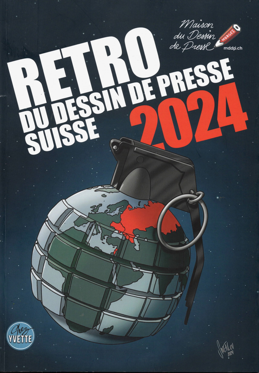 Couverture de l'album Rétro du dessin de presse suisse 2024