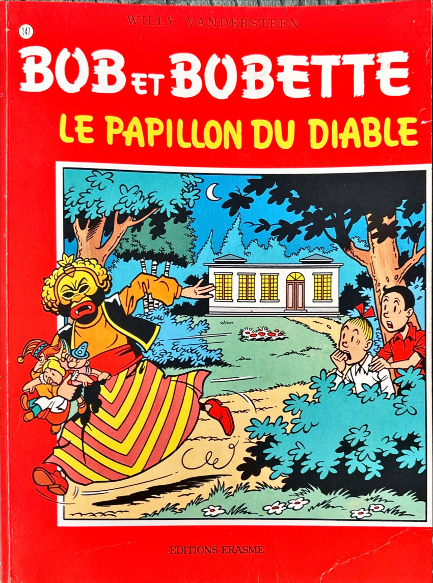 Couverture de l'album Bob et Bobette Tome 147 Le papillon du diable