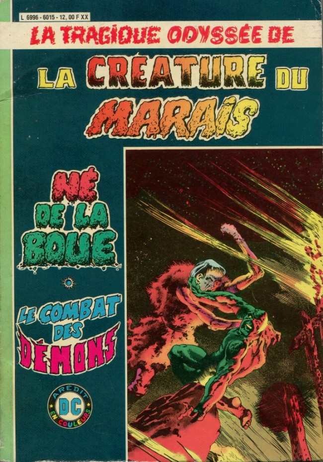 Couverture de l'album La Créature du marais Album N°6015 (n°1 et n°2)