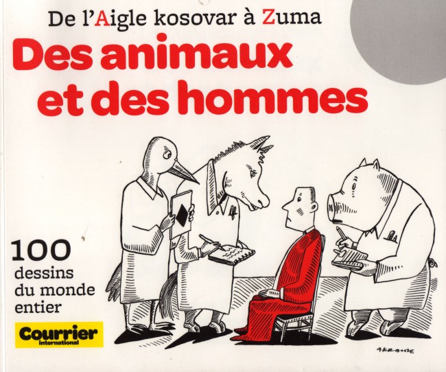 Couverture de l'album 100 dessins du monde entier Tome 5 Des animaux et des hommes