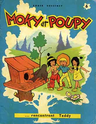 Couverture de l'album Moky et Poupy Tome 6 Moky et Poupy ... rencontrent Teddy