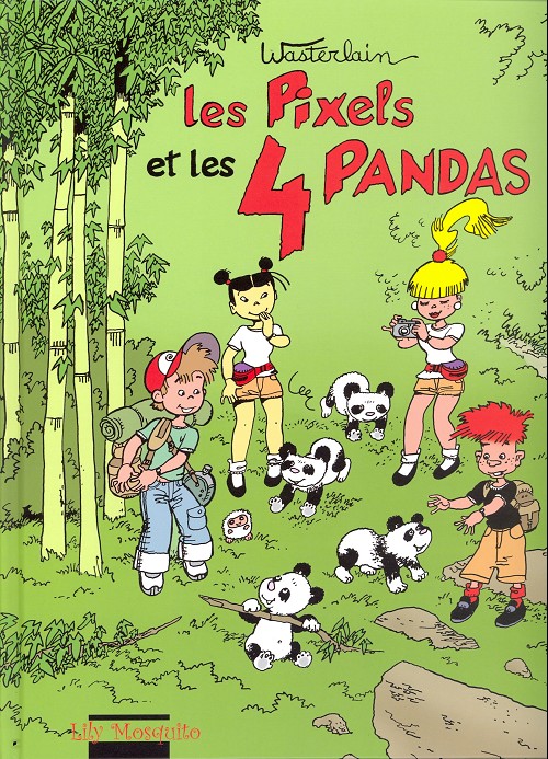Couverture de l'album Les Pixels Tome 4 Les pixels et les 4 pandas