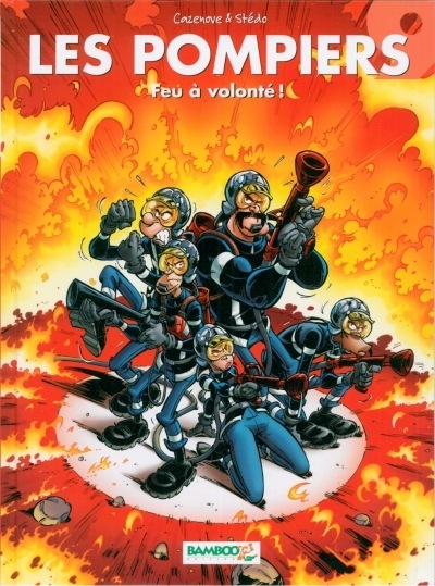 Couverture de l'album Les Pompiers Tome 9 Feu à volonté !