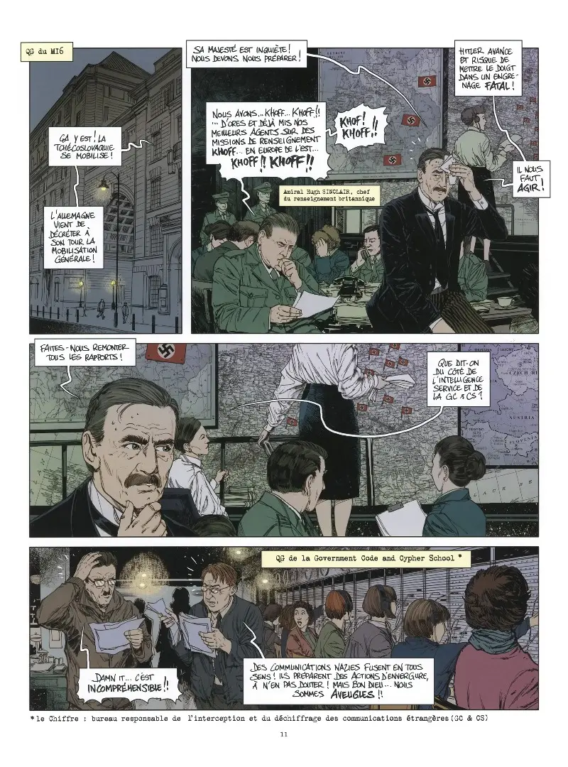 Planche de l'album Le Cas Alan Turing Histoire extraordinaire et tragique d'un génie
