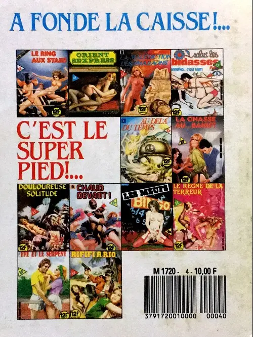 Verso de l'album Les Queutards Tome 4