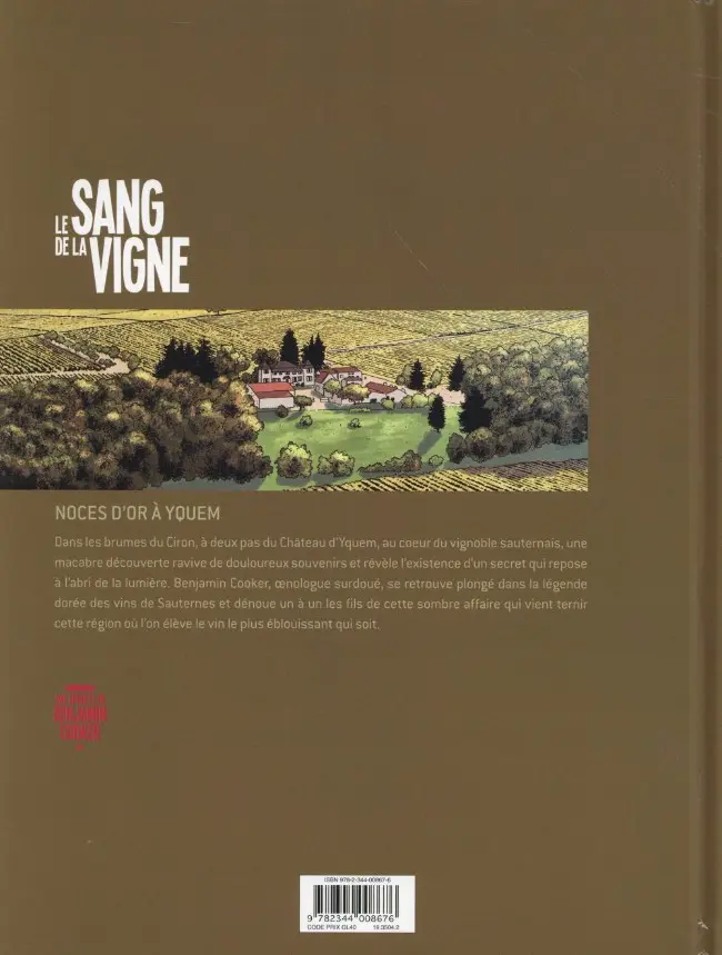 Verso de l'album Le sang de la vigne Tome 2 Noces d'or à Yquem