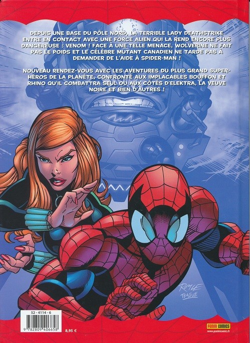 Verso de l'album Spider-Man - Les Aventures Tome 7 Wolverine s'énerve !
