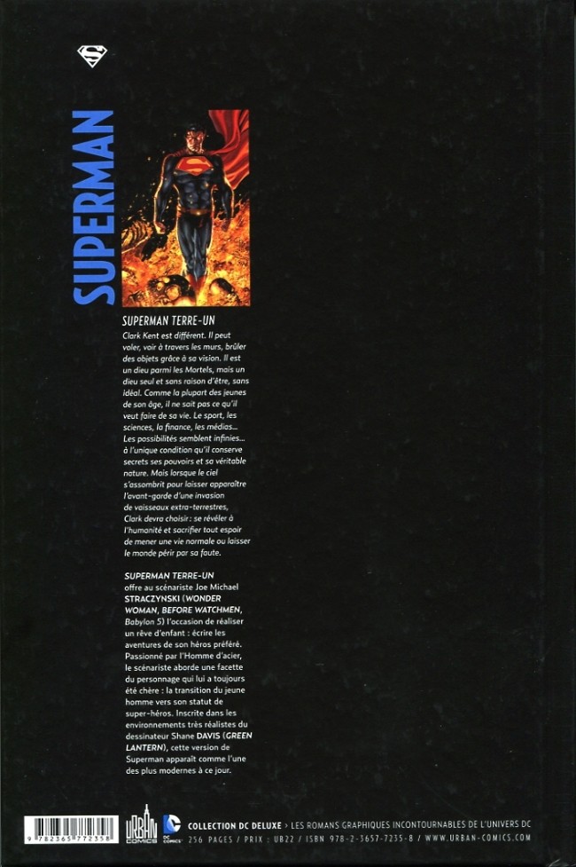 Verso de l'album Superman - Terre-Un Tome 1