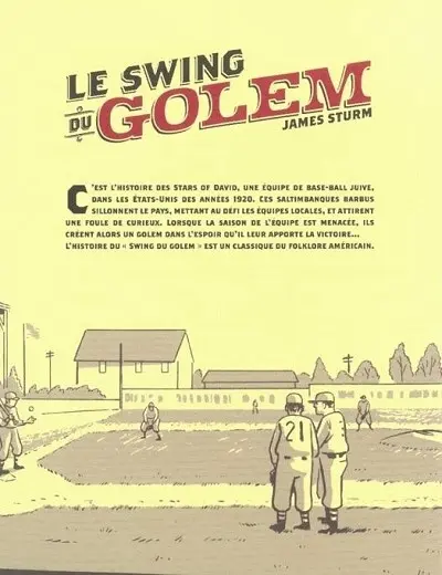 Verso de l'album Le Swing du golem