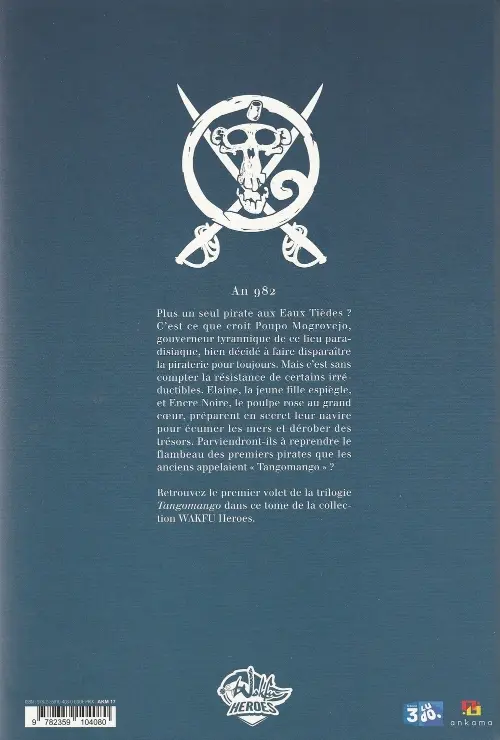 Verso de l'album Tangomango Tome 1 Les premiers pirates