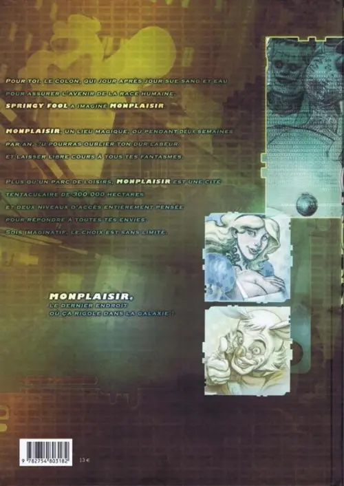 Verso de l'album Urban Tome 1 Les règles du jeu