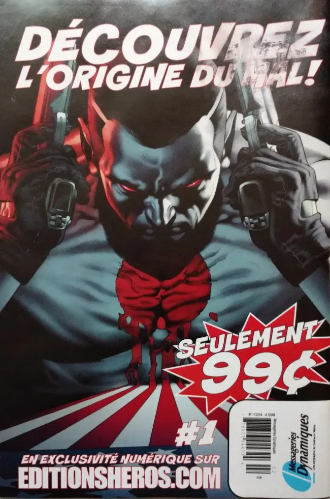 Verso de l'album The Valiant #2 Le commencement