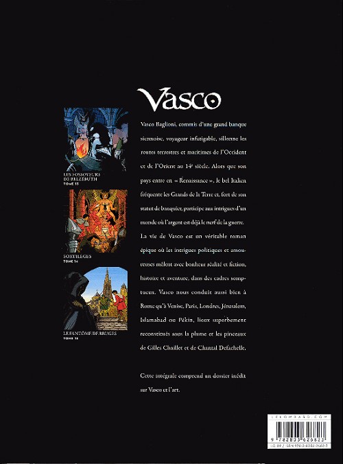 Verso de l'album Vasco Intégrale Livre 5