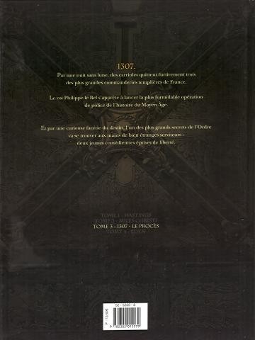 Verso de l'album Les Voies du Seigneur Tome 3 1307 - Le procès