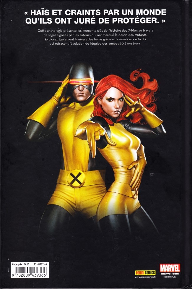 Verso de l'album X-Men - Nous sommes les X-Men Nous sommes les X-Men