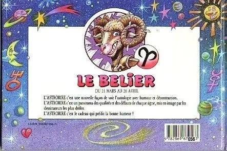 Verso de l'album Astrorire Tome 1 Bélier
