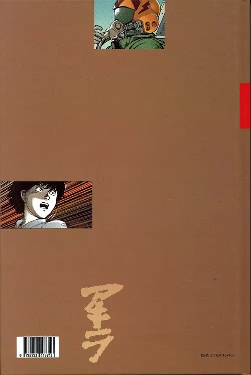 Verso de l'album Akira Tome 10 Revanche