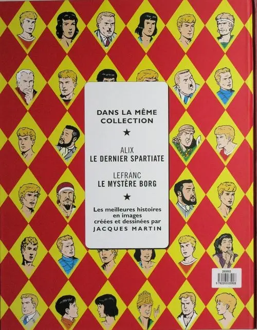Verso de l'album Alix Tome 7 Le dernier Spartiate