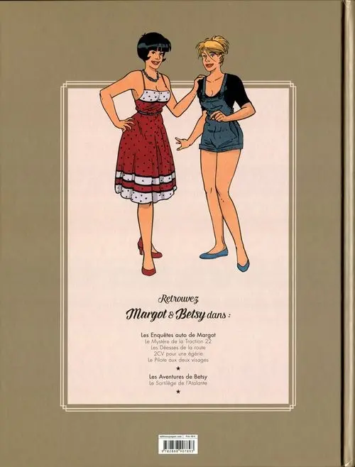Verso de l'album Les aventures de Betsy Tome 1 Le Sortilège de l'Atalante