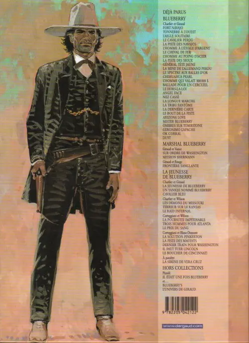 Verso de l'album Blueberry Tome 1 Fort Navajo