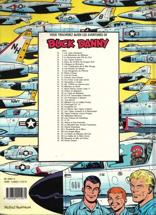 Verso de l'album Buck Danny Tome 1 Les japs attaquent