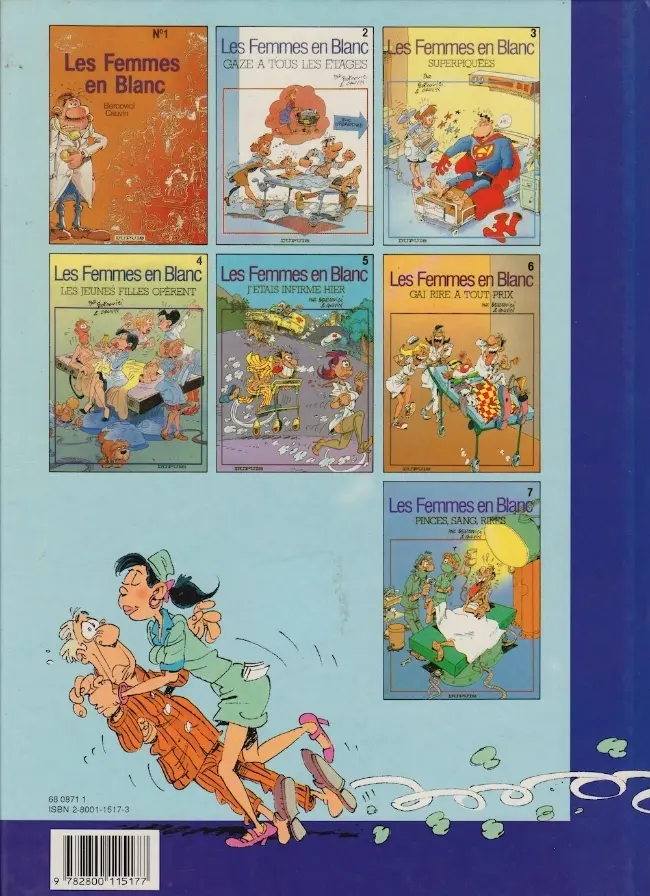 Verso de l'album Les Femmes en Blanc Tome 3 Superpiquées
