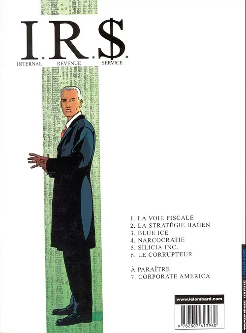 Verso de l'album I.R.$. Tome 4 Narcocratie