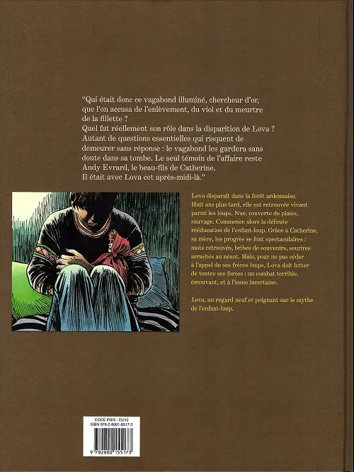 Verso de l'album Lova