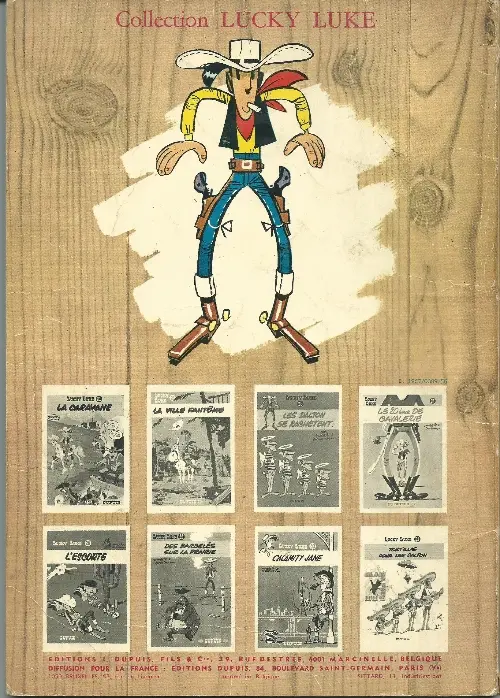 Verso de l'album Lucky Luke Tome 7 L'Elixir du Docteur Doxey