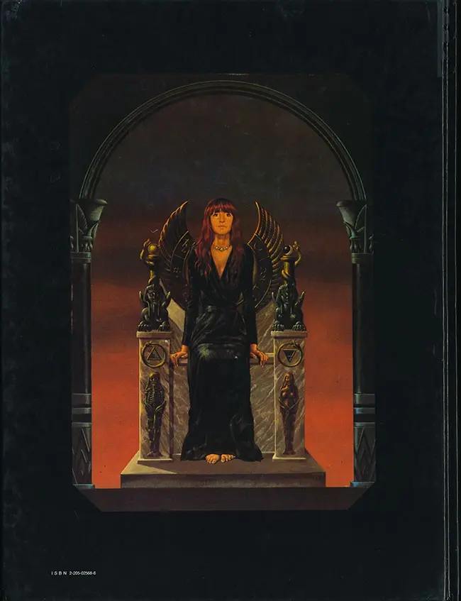 Verso de l'album La Nuit