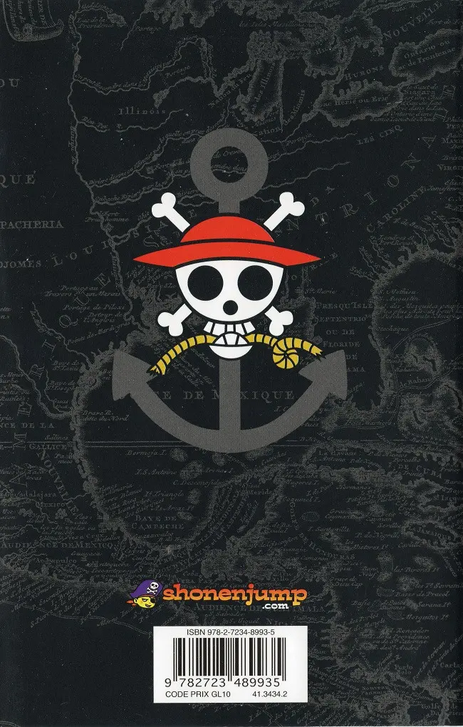 Verso de l'album One Piece Tome 6 Le serment