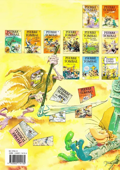 Verso de l'album Pierre Tombal Tome 2 Histoires d'os