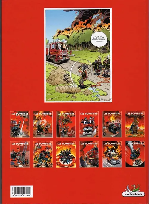 Verso de l'album Les Pompiers Tome 6 Un homme et une flamme