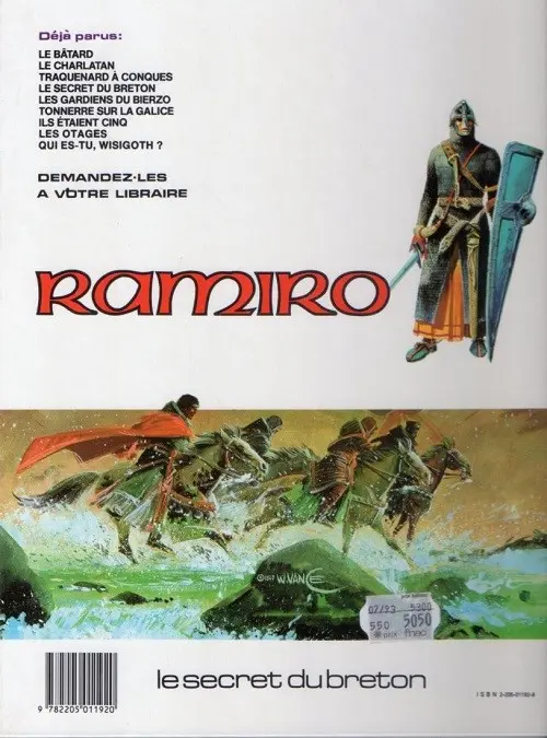 Verso de l'album Ramiro Tome 4 Le secret du breton : mission pour compostelle 2