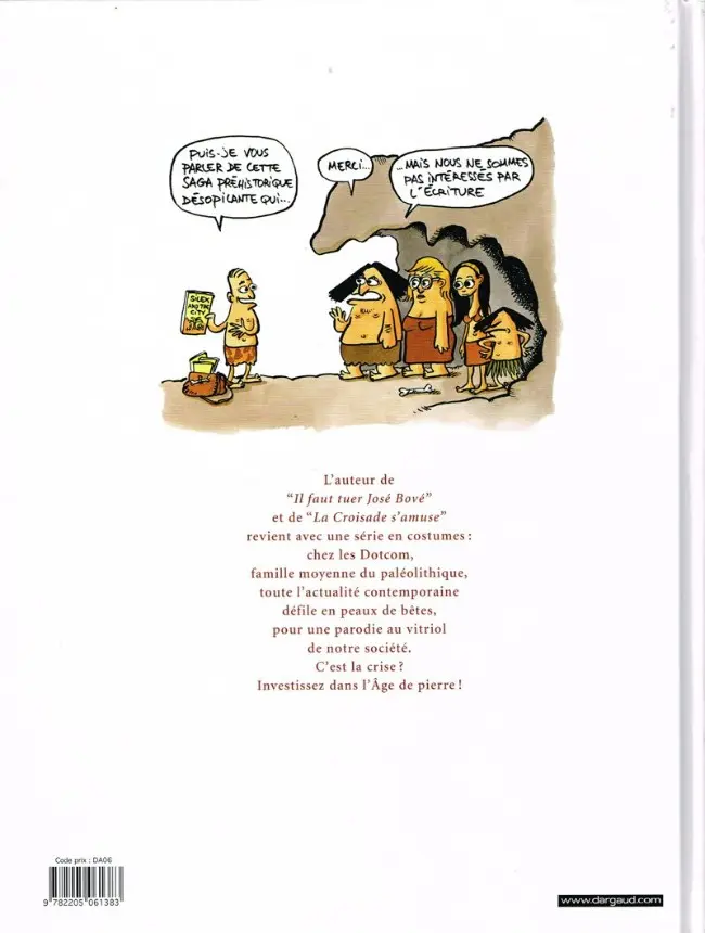 Verso de l'album Silex and the city 1