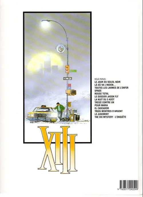 Verso de l'album XIII Tome 6 Le dossier Jason Fly