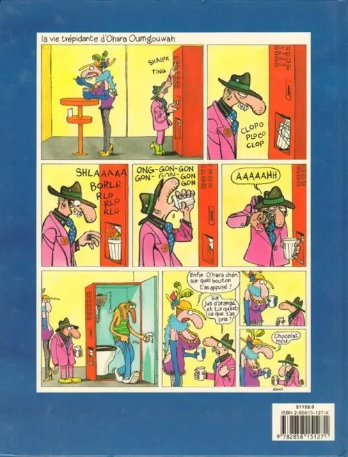 Verso de l'album Édika Tome 13 Pyjama Blouze