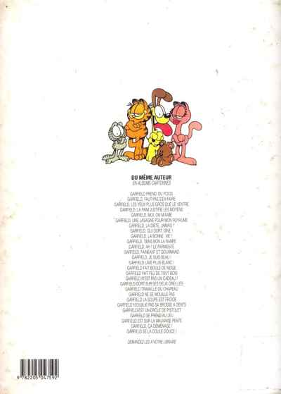 Verso de l'album Garfield Tome 27 Garfield se la coule douce !