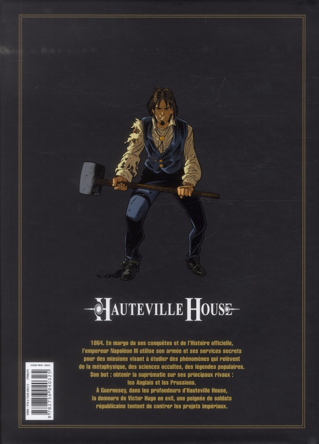 Verso de l'album Hauteville House L'Intégrale Tomes 1 à 4