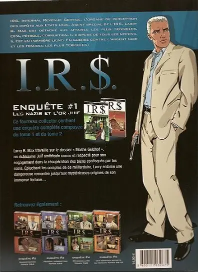 Verso de l'album I.R.$. Les nazis et l'or juif