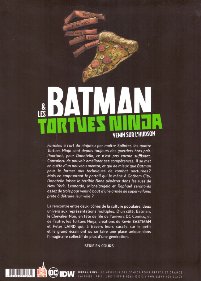 Verso de l'album Batman & les Tortues Ninja Tome 2 Venin sur l'Hudson
