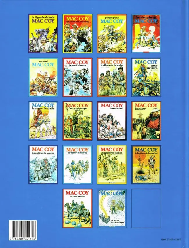 Verso de l'album Mac Coy Tome 18 La malle aux Sortilèges