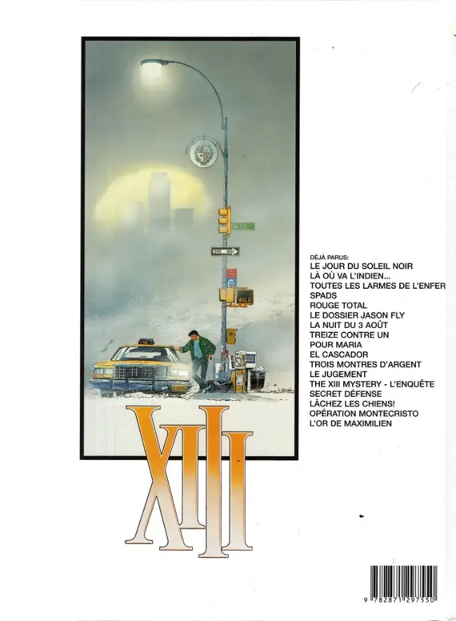 Verso de l'album XIII Tome 17 L'or de Maximilien