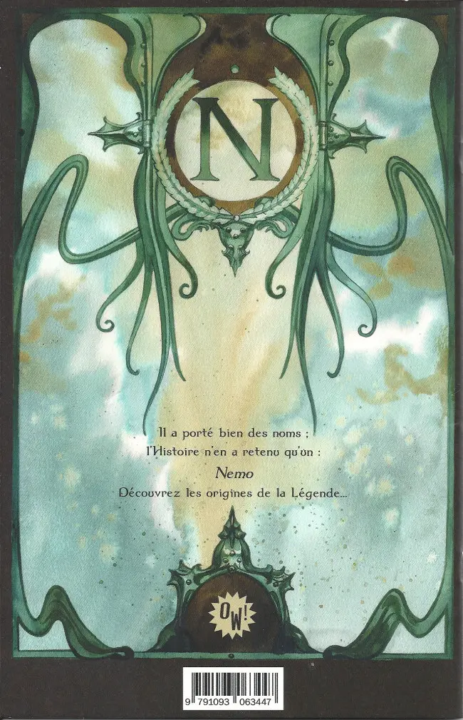 Verso de l'album Alias Nemo Sketchbook