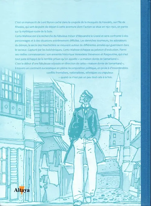 Verso de l'album Tout Pratt Tome 12 La maison dorée de Samarkand - 1ère partie