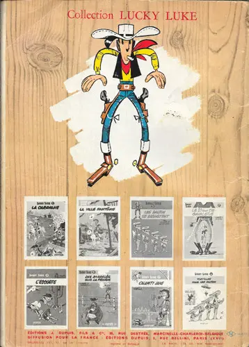 Verso de l'album Lucky Luke Tome 12 Les Cousins Dalton