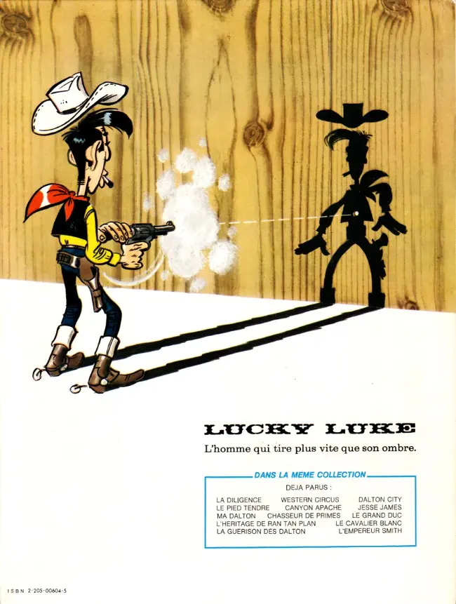 Verso de l'album Lucky Luke Tome 39 Chasseur de primes