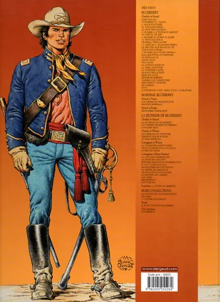 Verso de l'album La Jeunesse de Blueberry Tome 15 La Sirène de Veracruz
