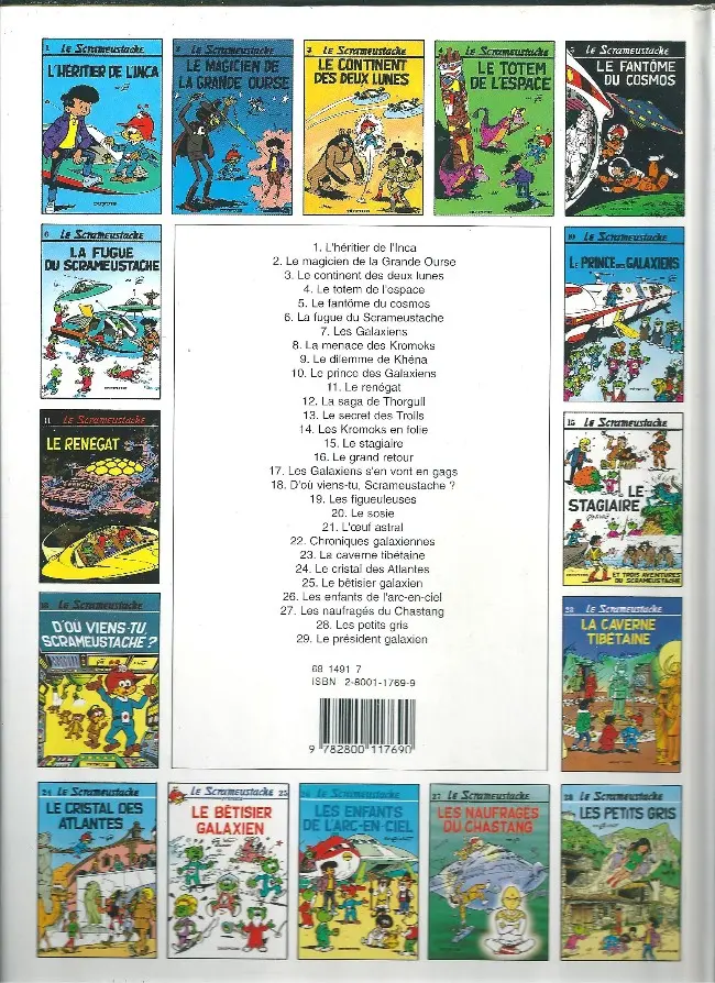 Verso de l'album Le Scrameustache Tome 20 Le sosie