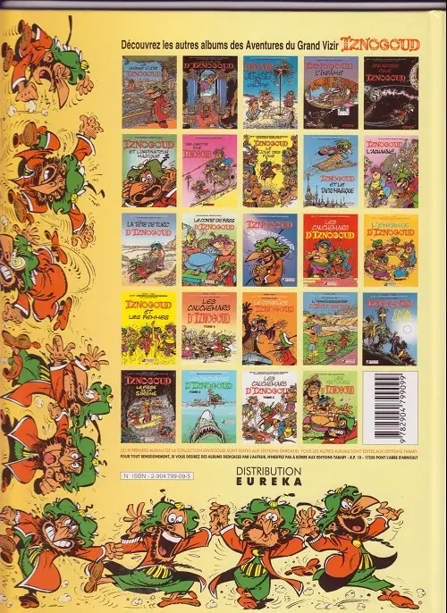 Verso de l'album Iznogoud Tome 13 Je veux être calife à la place du calife